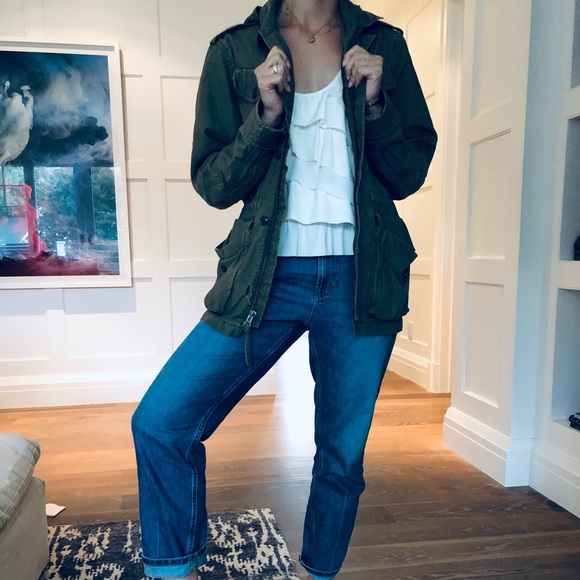 J.Crew green army jacket - Picture 2 of 4